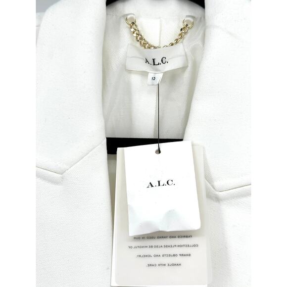 A.L.C. White Carlyle Dress Size 12 ($695) - Picture 7 of 10